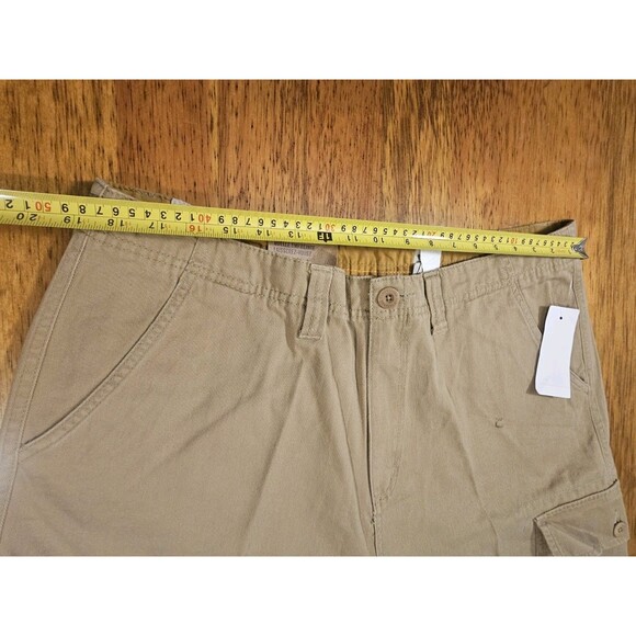 TIMBERLAND Shorts Khaki Brown Cargo Outdoor Gear Stretch Men Size 38 - Picture 6 of 12
